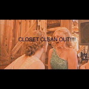 CLOSET CLEAN OUT!!!!!
